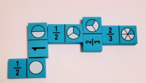 Fraction dominoes