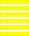 Printable fraction strips pdf Copies of 4 Fourths Fraction Tile Pieces - No Label - Yellow