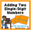 Adding Two Single Digit Numbers PowerPoint Activity Cover Image